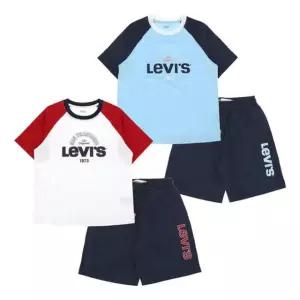 [갤러리아] *여름상품 (리바이스키즈)LVC소로나 라글란 반팔티+ 쇼츠세트(V262ST376P)