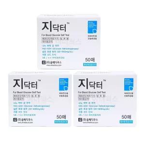 혈당검사지 지닥터 혈당시험지 x 50매 3개