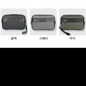 WL 크로스 클러치백 앞지퍼 남성 패션 세련된 미니 클러치백 넉넉한 수납