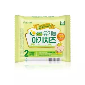 [남양] 드빈치 자연방목 유기농 아기치즈 2단계 18g 10매