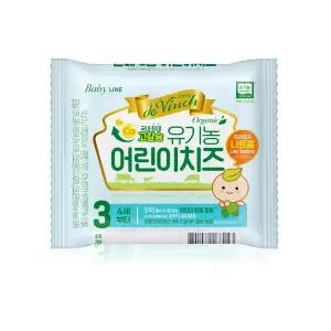 [남양] 드빈치 자연방목 유기농 어린이치즈 3단계 18g 10매
