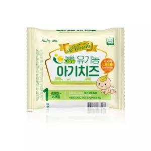 [남양] 드빈치 자연방목 유기농 아기치즈 1단계 18g 10매