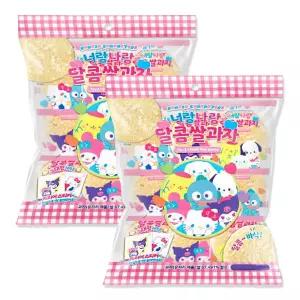 산리오 캐릭터즈 너랑나랑 달콤쌀과자 70g 2개