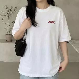 여자티셔츠 여자 여성티셔츠 반팔티셔츠 데일리 순면 여름 루즈핏