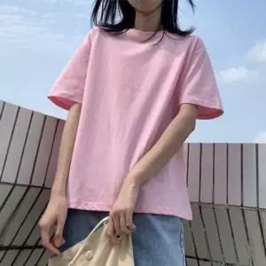 여성 5컬러 심플 러프 무드 반팔 티셔츠 반팔 여성티셔츠 패션티셔츠 여자 여름티셔츠