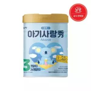 아기사랑 수 어드벤스 분유 12~24개월 3단계 800g X 1캔