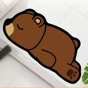 규조토 OC49EO35 발매트 귀여운 욕실 화장실 현관 매트 곰돌이