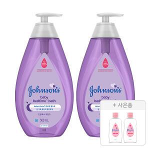 존슨즈 베드타임 바스 500ml, 2개 + 증정(베이비오일 125ml, 2개)