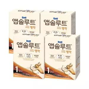 [매일]리뉴얼 앱솔루트 명작 2FL 분유 1단계 14g 80개/20포 4박스 (0~6개월)
