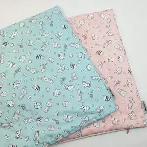 우리가 수제 순면 푹신한 아동 라텍스 메모리폼 베개커버 30x50 35x55 40x60 50x70 냥이