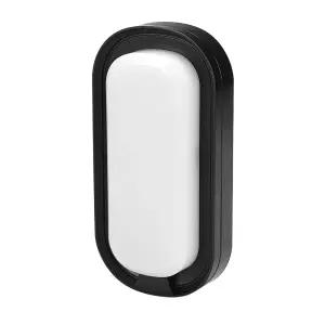 타원형 LED 벽등 직부겸용 15W 블랙 IP65 방수 벽부등 야외 매장등 인테리어 조명 메가맨