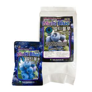 블루베리 전용 비료 소포장 200g 1kg 멀티블루 완효성 식물 코팅 영양제