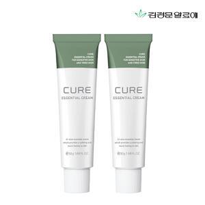 [10%] 김정문알로에 큐어 에센셜 크림 50ml 2개
