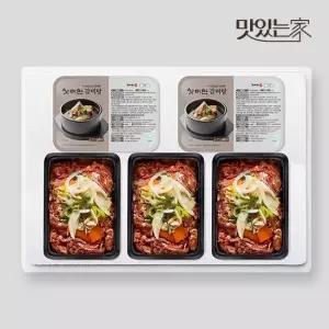 맛있는家 사미헌 갈비탕 2팩 1팩 1kg) + 야채 소불고기 3팩 1팩 400g)