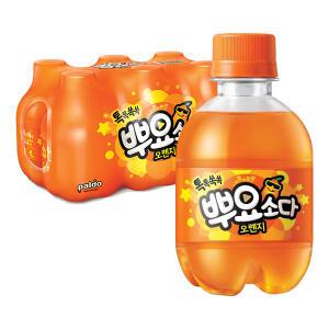 팔도 뿌요소다 오렌지, 245ml, 24개