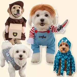 강아지 코스튬 처키옷 외9종 특이한 애견 코스프레 사자탈 웃긴 포치타 의류 엽기 사자