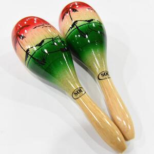 [SOL] 솔 나무 마라카스 9인치(24cm) MR-8-2