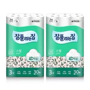 [잘풀리는집] 스윗앤터치 25M 30롤 2팩[33830885]