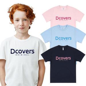DCOVERS 디커버스 키즈 아동 주니어 티셔츠 남녀공용 쿨론 반팔티 여아 남아 운동회 반티 학급티