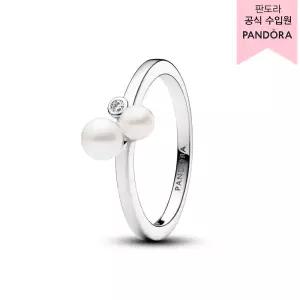 [롯데백화점]판도라 [백화점 보증서 제공]듀오 트리티드 프레쉬워터 컬처드 펄스 링_193156C01