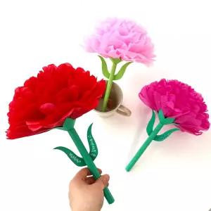 맘아트 DIY 15 대왕 카네이션 만들기 한송이 키트 대형 어버이날 스승의날 점보 빅