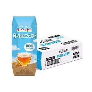 [파스퇴르][본사직영] 유기농 보리차 125mlx24팩