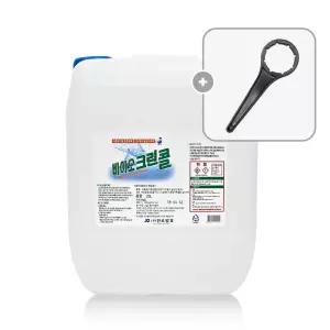 진로발효 바이오크린콜 20L + 오프너 살균소독제 에탄올 75% 발효 주정 알콜