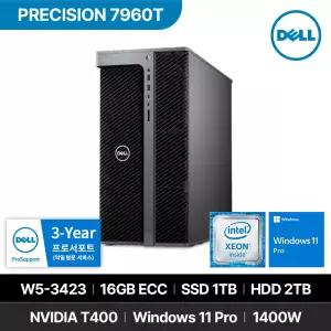 DELL 프리시전 7960T W5-3423 T400 16GB 1TB 2TB Win11 P 고성능 워크스테이션