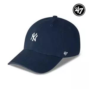 47브랜드 뉴욕 양키스 NY 스몰 로고 MLB 엠엘비 볼캡 야구 모자 네이비 B-BSRNR17GWS-NY