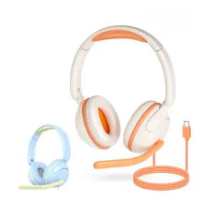 COSY USB C타입 청력보호 헤드셋 / 볼륨제한 85dB, 선길이 1.2m/ PC 노트북 태블릿 아이패드 갤럭시탭 헤드셋