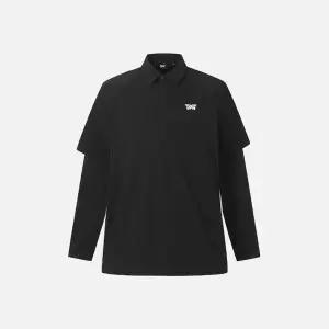 [PXG]골프긴팔 TQK PIMPM2113-21 남성 여름 쿨 슬리브 레이어드 카라 긴팔 티셔츠