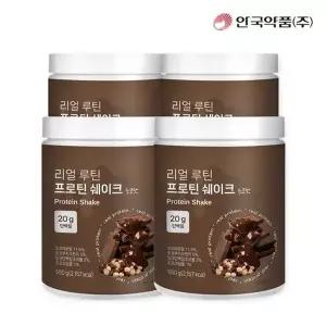[안국약품] 리얼 루틴 프로틴 쉐이크 초코맛 560gX4박스