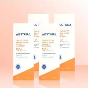 에스트라 더마 유브이365 장벽수분 무기자차 선크림 40ml(SPF50+) x 4개 / iuy