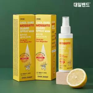 대일밴드 세이프가드 휴대용 모기기피제 쿨링 스프레이 레몬향 80ml x 2개