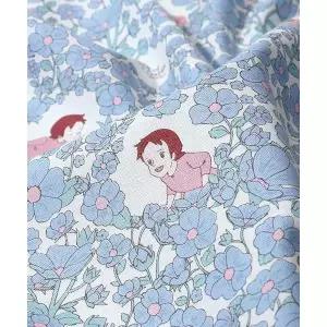 패션스타트 빨간머리앤 원단 20수코튼 데일리 포텐틸라 블루