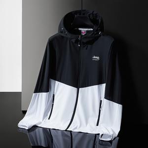 JEEP SPIRIT 남녀공용 경량 얇고 자외선 차단복 통기성 시원한 야외 재킷