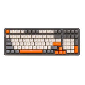 K8 100 스왑 효과 가스켓 연결 무선 트라이 노트북 구조 머플러 기계식 키보드 조명 모드