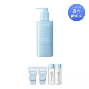 [본사직영] 라네즈 워터뱅크 젠틀 젤 클렌저 250ml +클렌저10ml 2개+ GWP2종