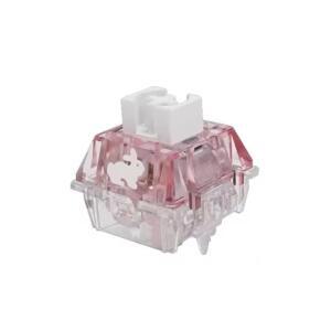 TTC Rabbit Silent Switch RGB 버전 투명 핑크 5Pin 42g 맞춤형 기계식 키보드 스위치 빠른 속도 미세 윤