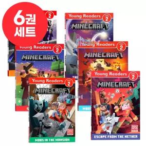 [달콤서점]국내 발송 영 리더스 마인크래프트 6권 세트 Minecraft Young Readers Level 2 영어원서