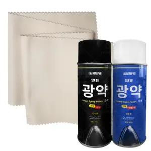 슈케어 2종세트 구두천 말표구두약 광약 스프레이 신발 광택