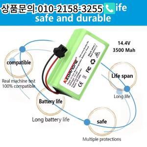 Conga Excellence 용 14.4V 4000mAh 배터리 950 Deebot DN622 Eufy Robovac 11S 12
