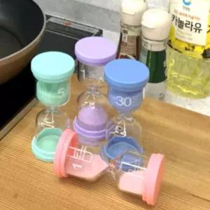 공부타이머 마카롱 탁상 타이머 1분 모래시계/장식/소품/집들이/선물/욕실/시계/모래/타임/탁상용/주방