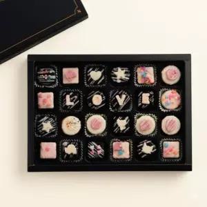 파베글라스 24구 수제 초콜릿 만들기 DIY 세트 블랙