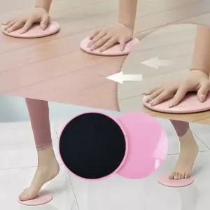 슬라이딩 디스크 원반 피트니스 홈트 전신 자극 코어 헬스 운동 핑크 pink