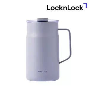 락앤락 메트로 세라믹 머그 텀블러 600ml 타로라떼 대용량 스텐 차량용 커피 티 LHC4282GRP_C