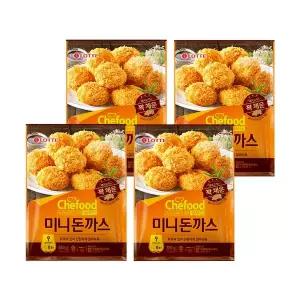 [롯데웰푸드]쉐푸드 미니돈까스 380gx4개