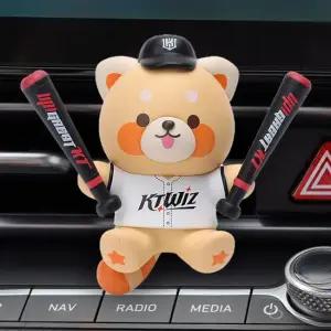 KBO 최강레시2 차량용 방향제 야구 굿즈 KT위즈
