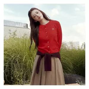 라코스테 여성 케이블 크루넥 가디건 AF092E-55N 240 947166