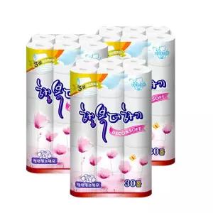 1+1+1 행복더하기 30M 30롤(총3팩)